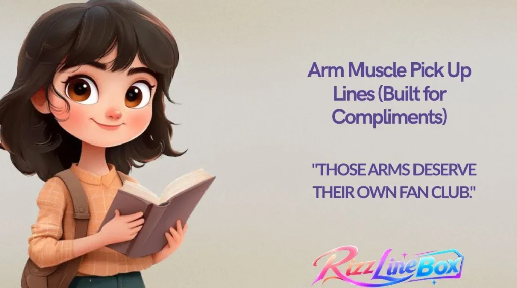 Arm Muscle Pick Up Lines (Built for Compliments)