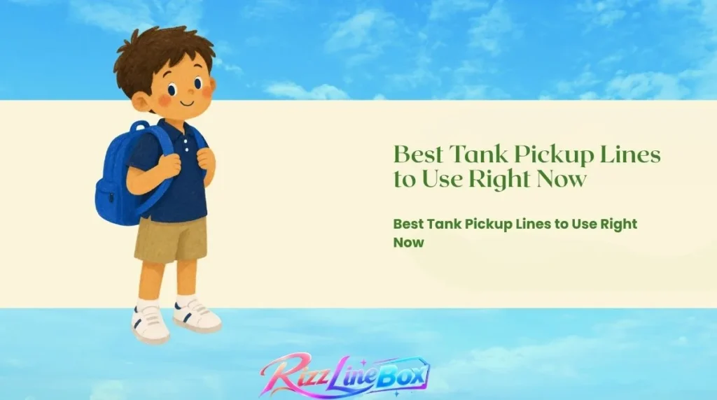 Best Tank Pickup Lines to Use Right Now
