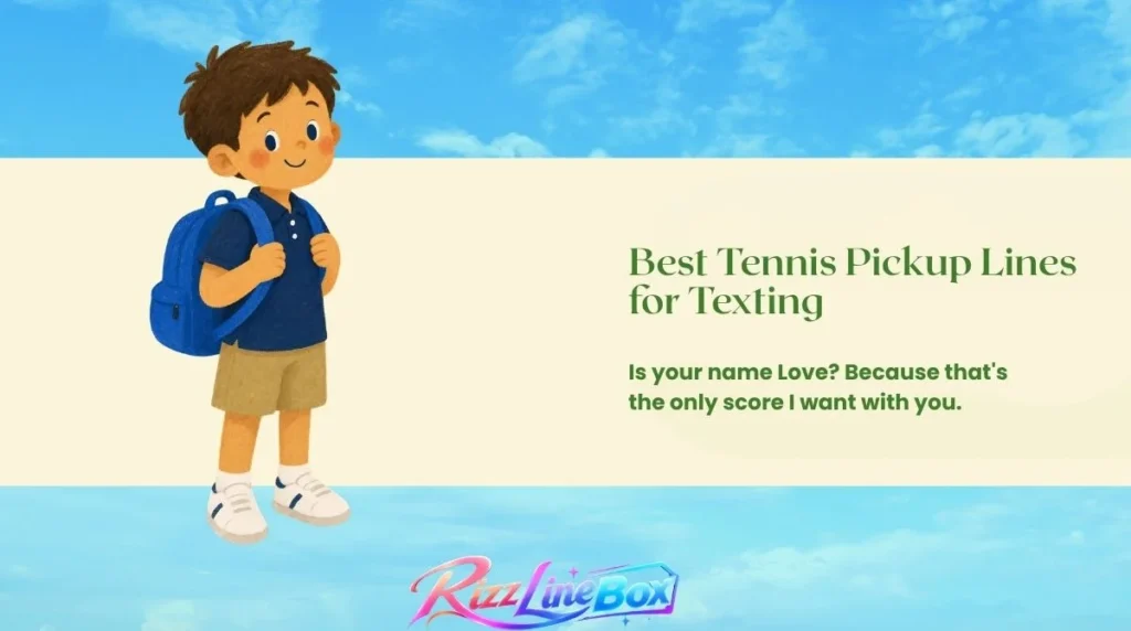 Best Tennis Pickup Lines for Texting