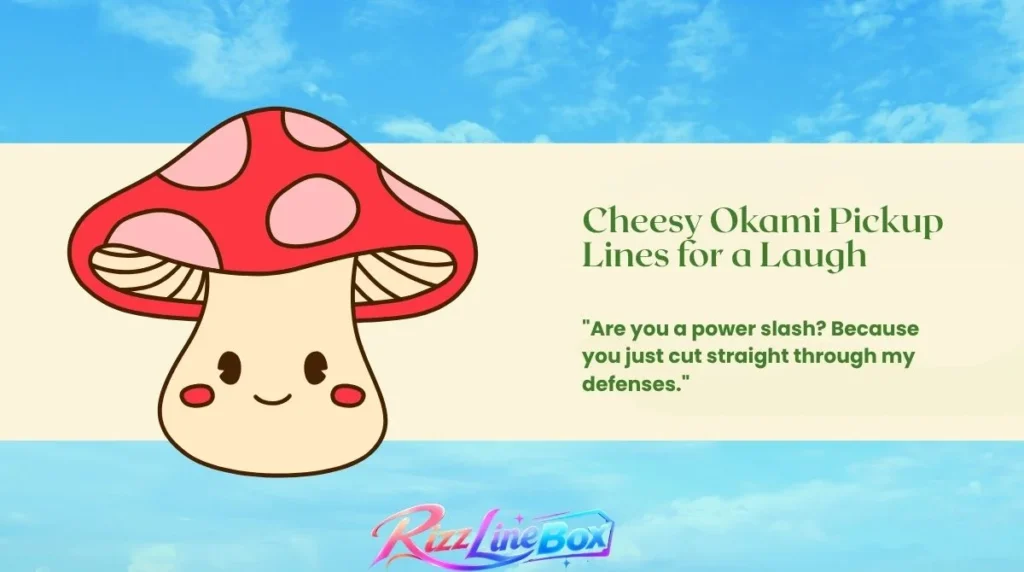 Cheesy Okami Pickup Lines for a Laugh