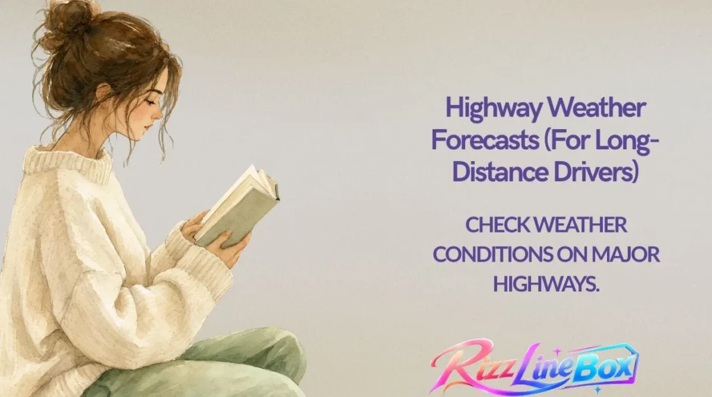 Highway Weather Forecasts (For Long-Distance Drivers)