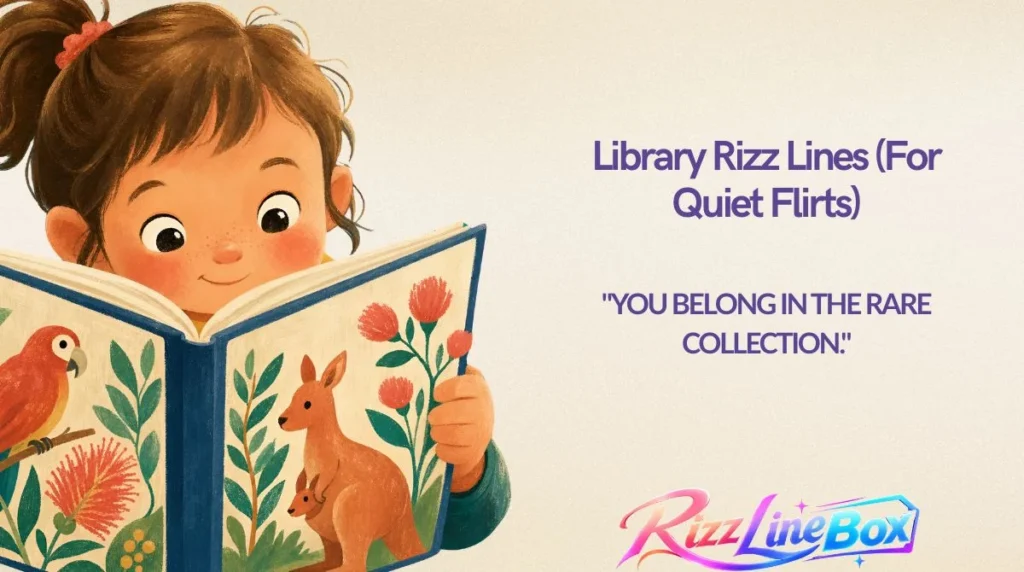 Library Rizz Lines (For Quiet Flirts)