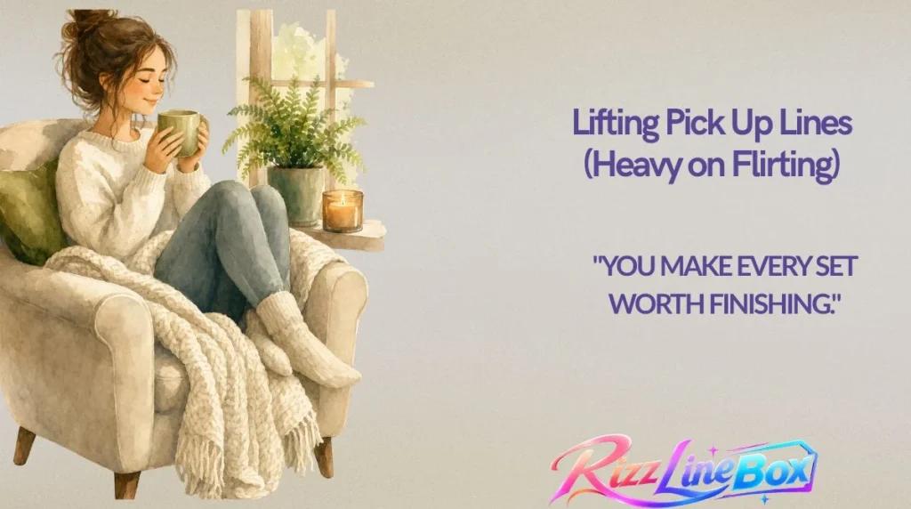 Lifting Pick Up Lines (Heavy on Flirting)