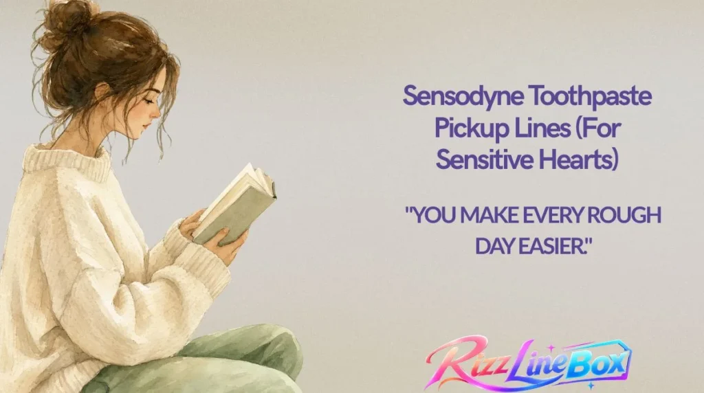 Sensodyne Toothpaste Pickup Lines (For Sensitive Hearts)
