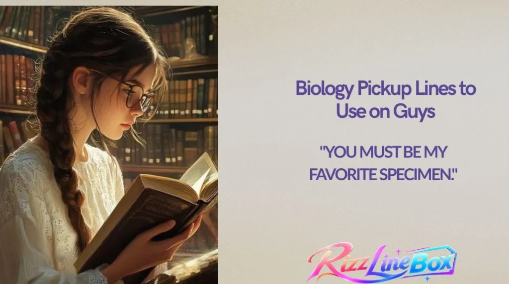 Biology Pickup Lines to Use on Guys