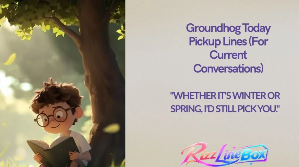 Groundhog Today Pickup Lines (For Current Conversations)