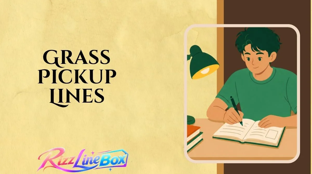 Grass Pickup Lines